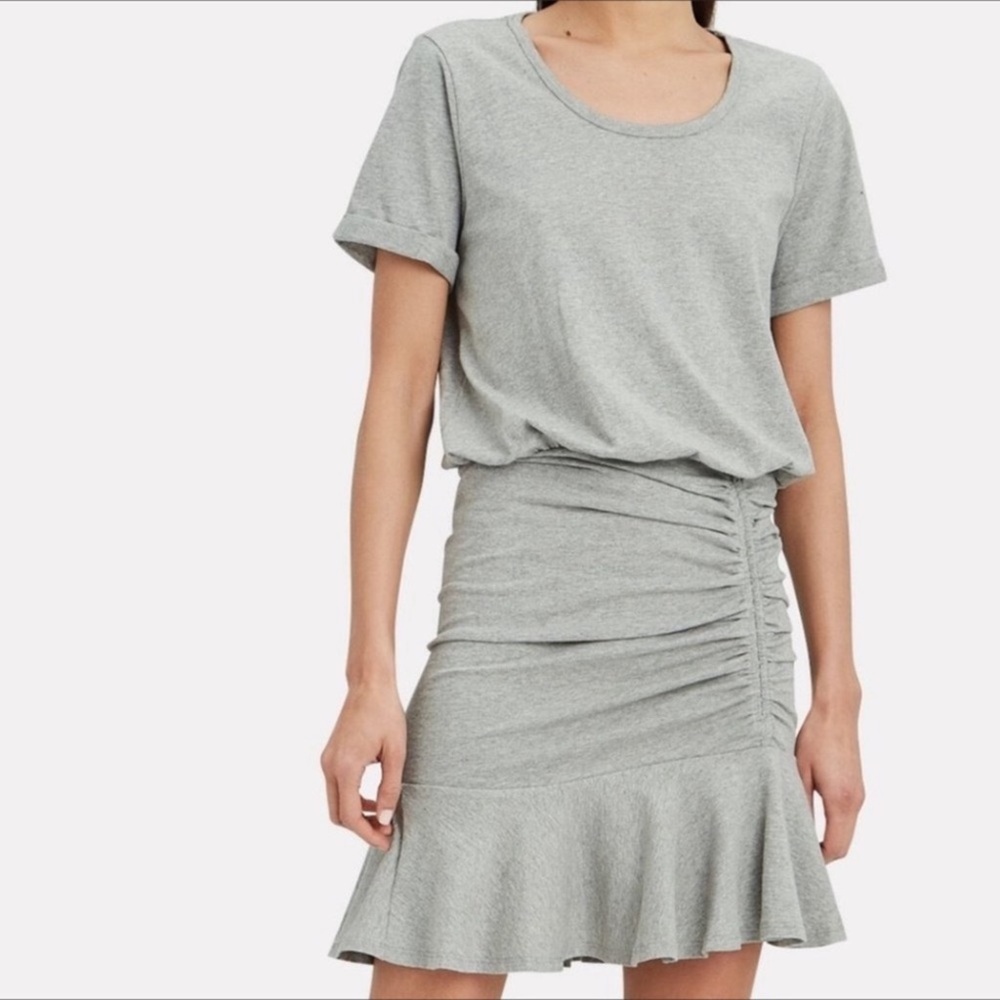 Veronica Beard Pima Ruched Mini Dress Sz S - Picture 3 of 5